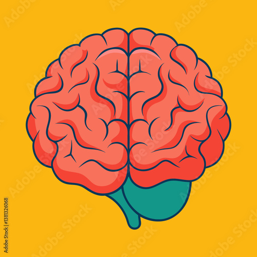 brain, human, illustration, vector, anatomy, mind, head, art, medical, intelligence, design, flower, science, organ, neurology, think, medicine, psychology, cerebellum, wisdom, decoration, 3d, pattern