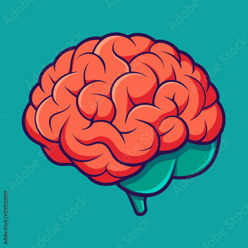 brain, human, illustration, vector, anatomy, mind, head, art, medical, intelligence, design, flower, science, organ, neurology, think, medicine, psychology, cerebellum, wisdom, decoration, 3d, pattern