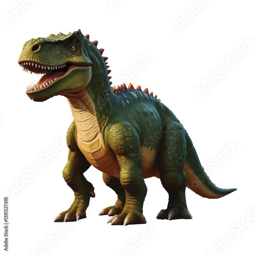 cartoon dinosaur 3D animation design image