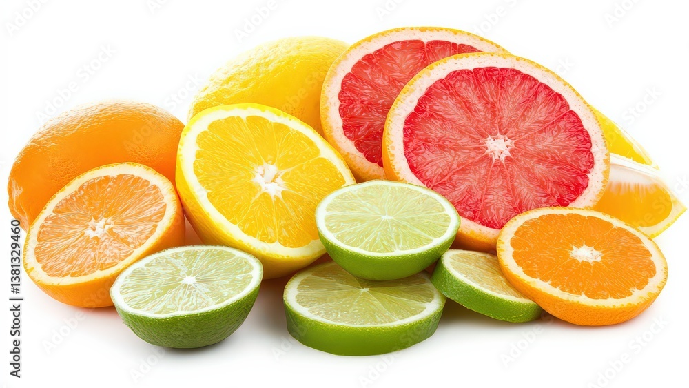 Assorted Citrus Fruits: Oranges, Lemons, Limes, and Grapefruits Assorted Citrus Fruits: Oranges, Lemons, Limes, and Grapefruits
