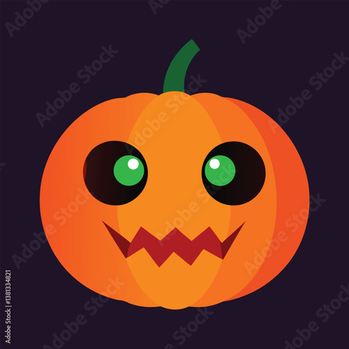 Wallpaper Mural halloween pumpkin vector illustration Torontodigital.ca