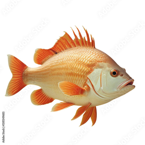 goldfish isolated on a white background