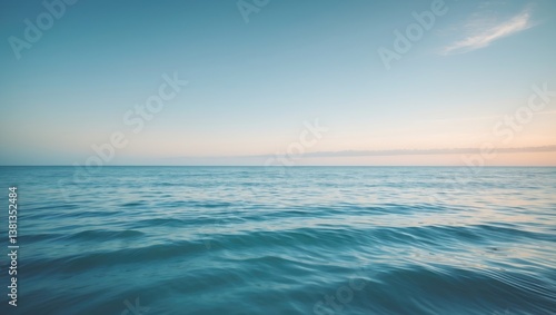 Fototapeta Naklejka Na Ścianę i Meble -  Blue water abstract background of a seascape.