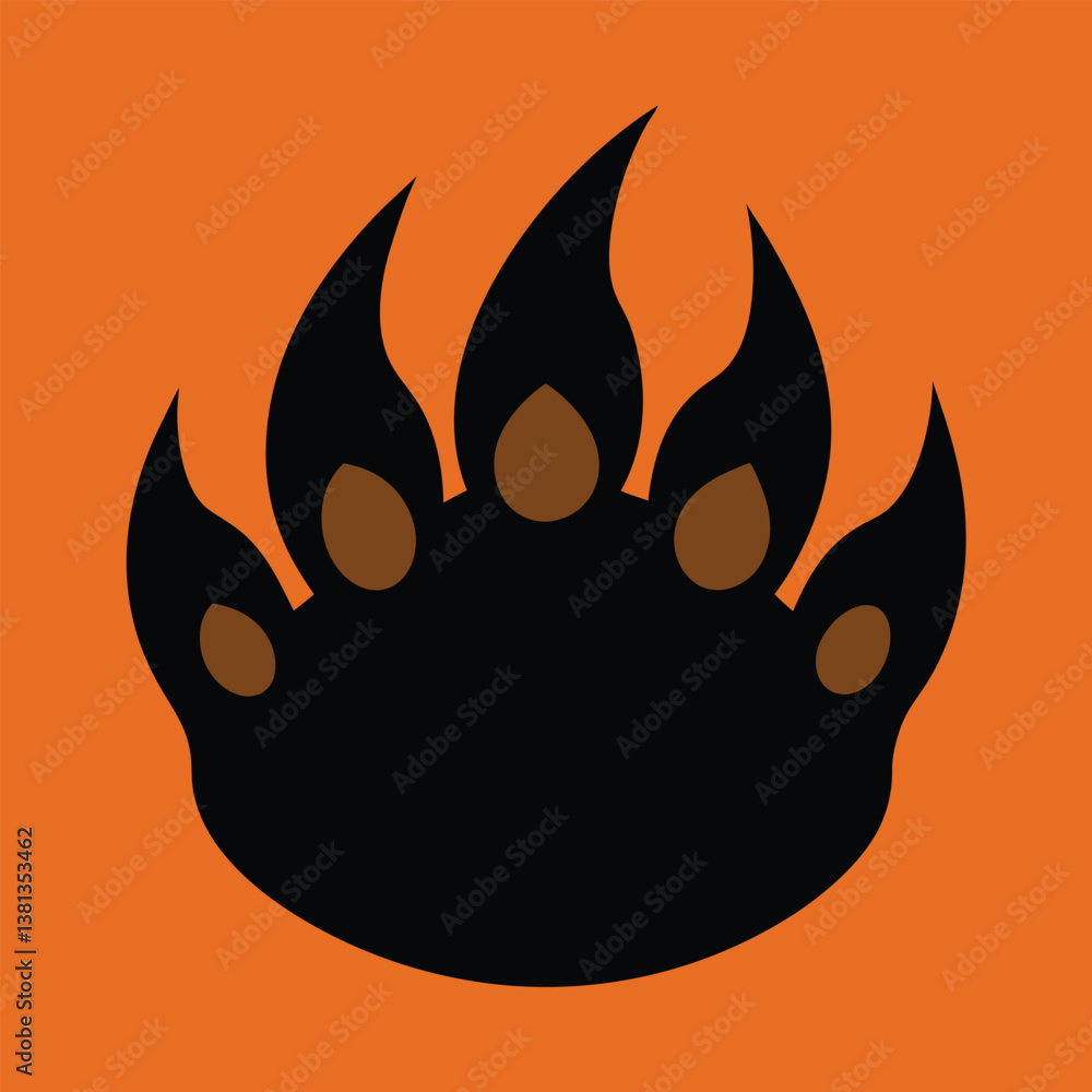 vector illustration of a fire vector illustration of a fire