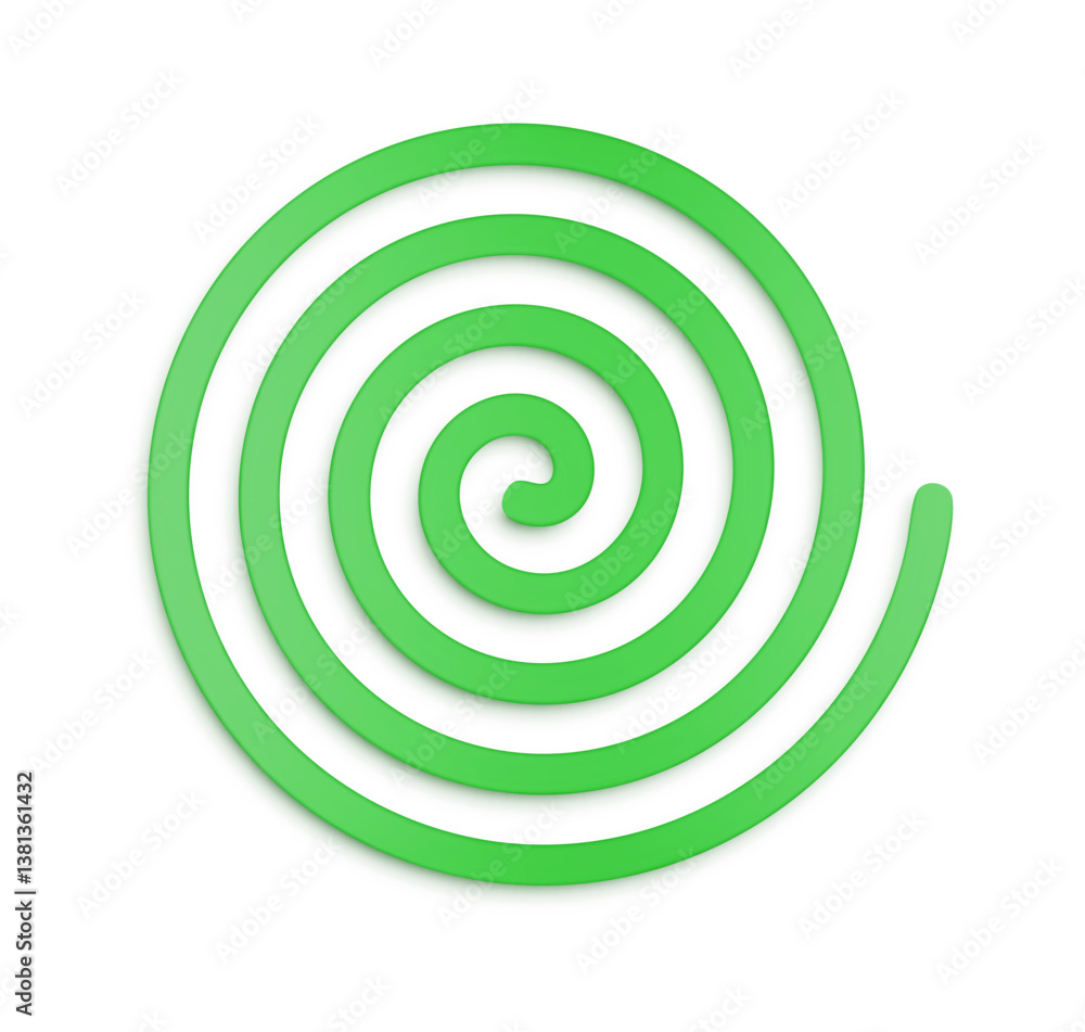 Green mosquito coil 3d. Citronella incense spiral insect repellent for outdoor and indoor spaces. Traditional mosquito control product designed to burn slowly and release smoke. Green mosquito coil 3d. Citronella incense spiral insect repellent for outdoor and indoor spaces. Traditional mosquito control product designed to burn slowly and release smoke.
