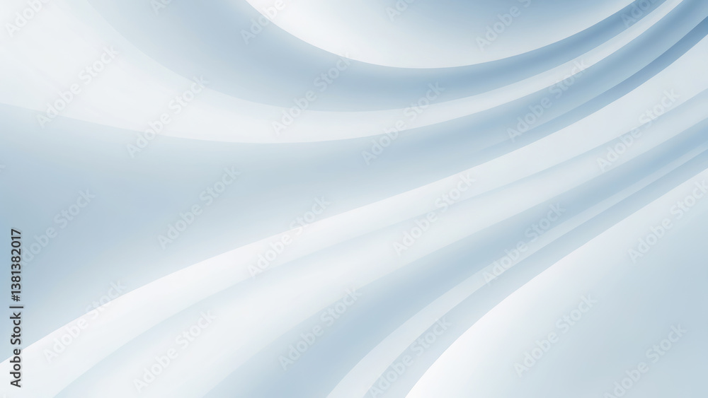 Obraz premium Smooth curves and color transitions resembling a stream of air