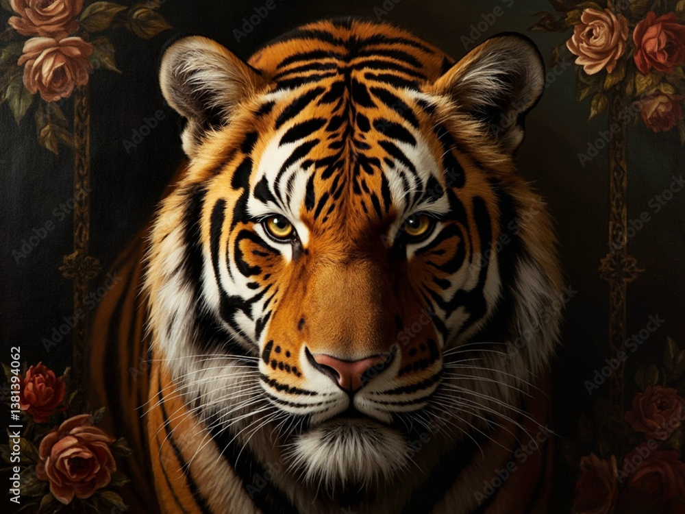 Fototapeta premium portrait of a tiger