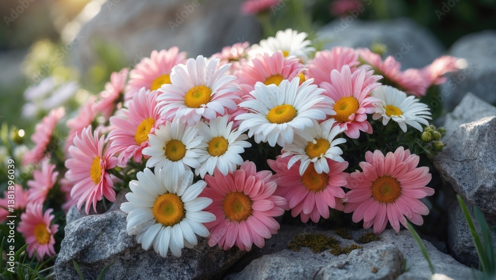 Daisy - Erigeron glaucus flower arrangement