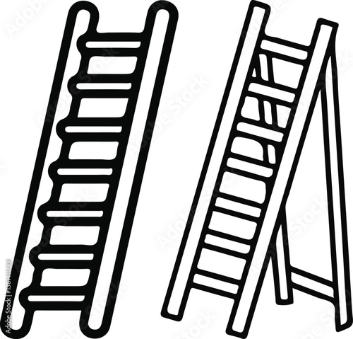 Ladder Drawing, Painting and Coloring