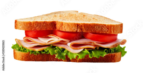 Delicious Turkey Sandwich w...