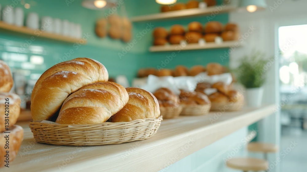 A warm and inviting bakery scene featuring a variety of artisan breads lovingly displayed on a wooden counter, evoking feelings of comfort and community. A warm and inviting bakery scene featuring a variety of artisan breads lovingly displayed on a wooden counter, evoking feelings of comfort and community.