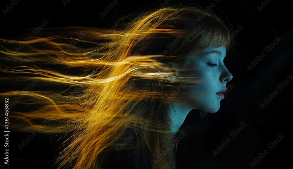 The model girl, with her beautiful appearance, has long red curly hair and a well-done hairstyle and cosmetics The model girl, with her beautiful appearance, has long red curly hair and a well-done hairstyle and cosmetics