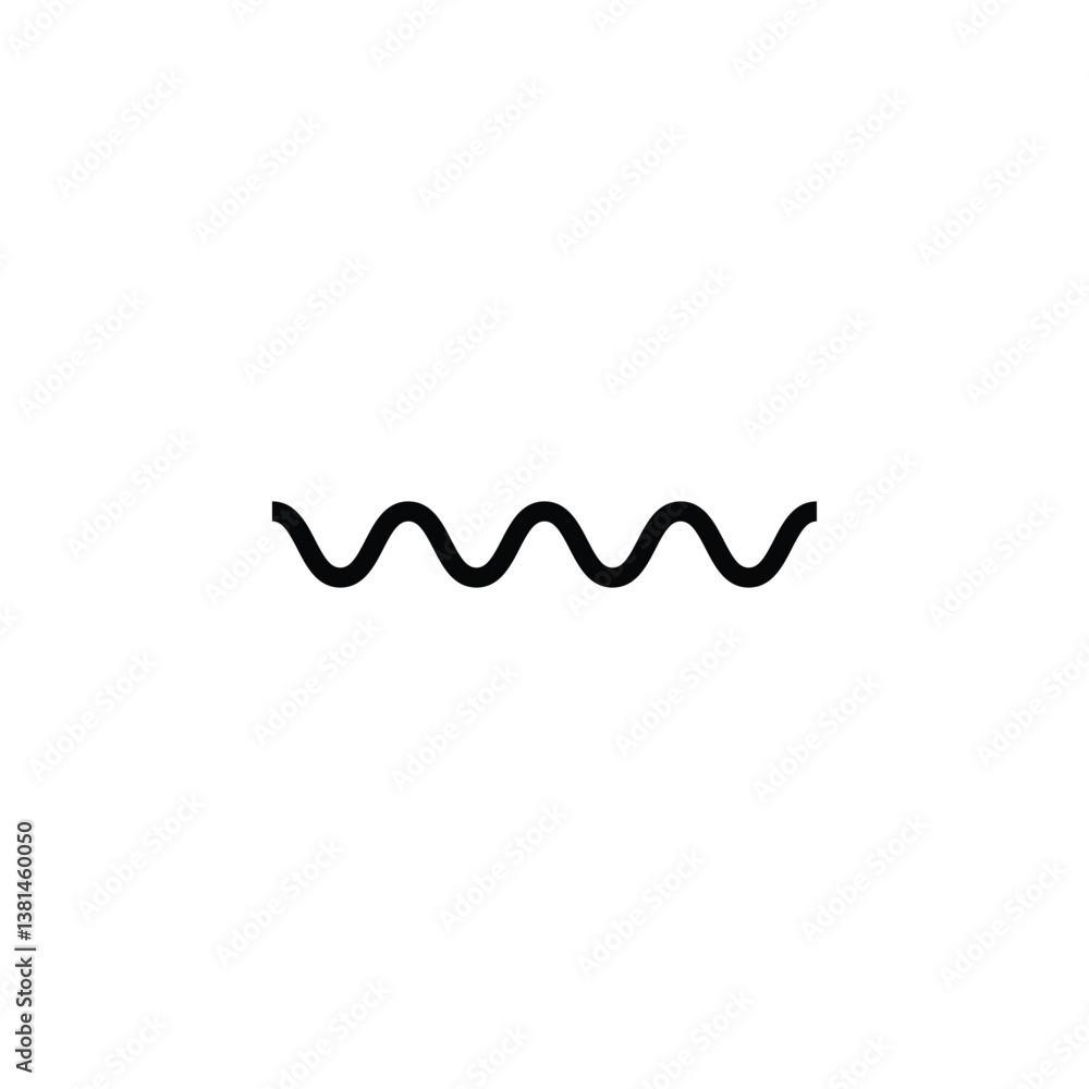 Wave icon, symbolizing motion, water, and the dynamic flow of nature or energy. Wave icon, symbolizing motion, water, and the dynamic flow of nature or energy.