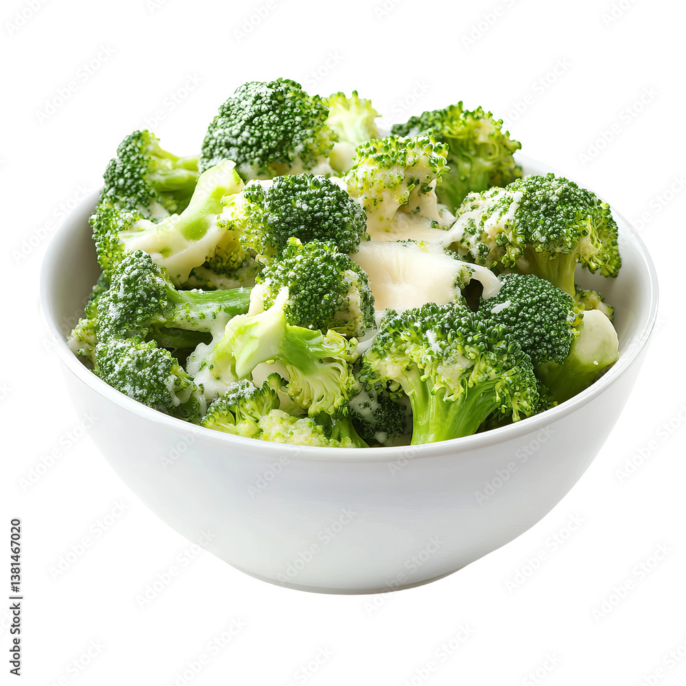 broccoli with melted cheese in a white bowl
broccoli with melted cheese in a white bowl