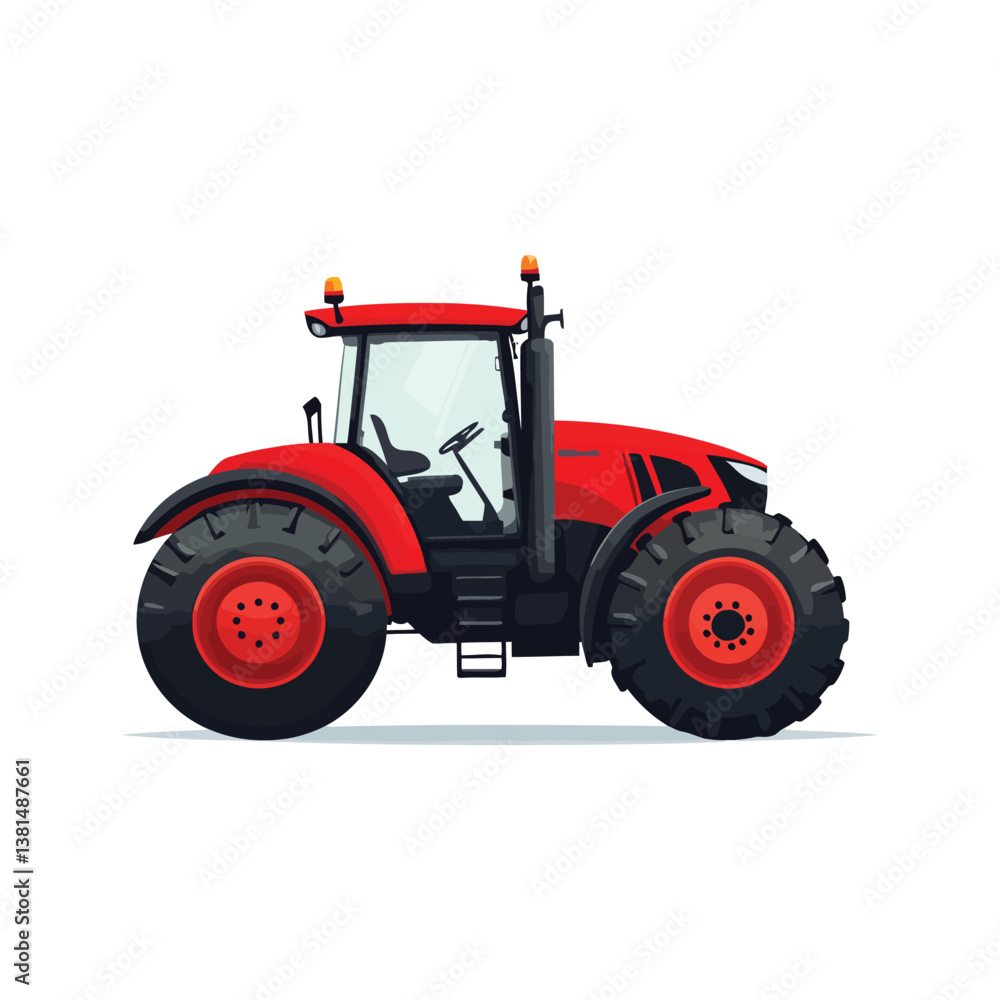 High Quality Tractor Icon And Vector Illustration Featuring a Detailed Farming Tractor Logo Vehicle Design, Perfect for Agricultural and Rural Industry Concepts. High Quality Tractor Icon And Vector Illustration Featuring a Detailed Farming Tractor Logo Vehicle Design, Perfect for Agricultural and Rural Industry Concepts.