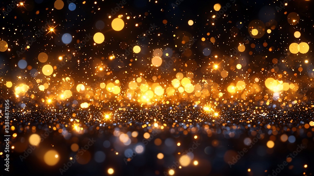 Golden Glitter Abstract Background Texture Golden Glitter Abstract Background Texture