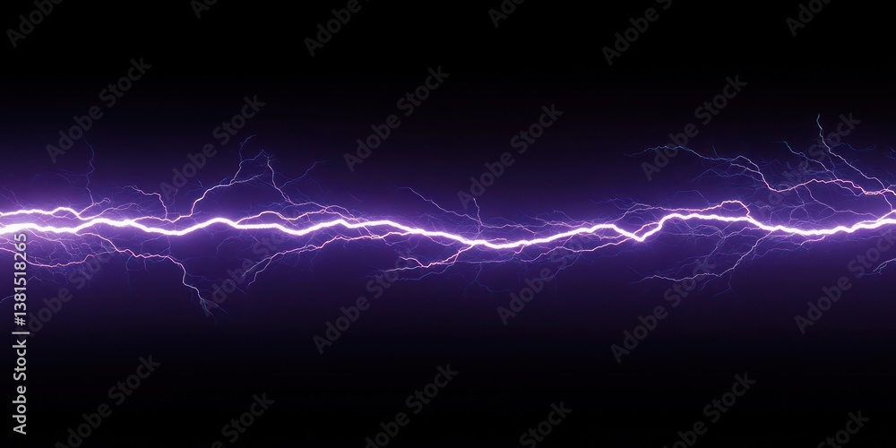 Electric cyan lightning illuminating a deep purple-black background, creating an electrifying and mesmerizing effect Electric cyan lightning illuminating a deep purple-black background, creating an electrifying and mesmerizing effect