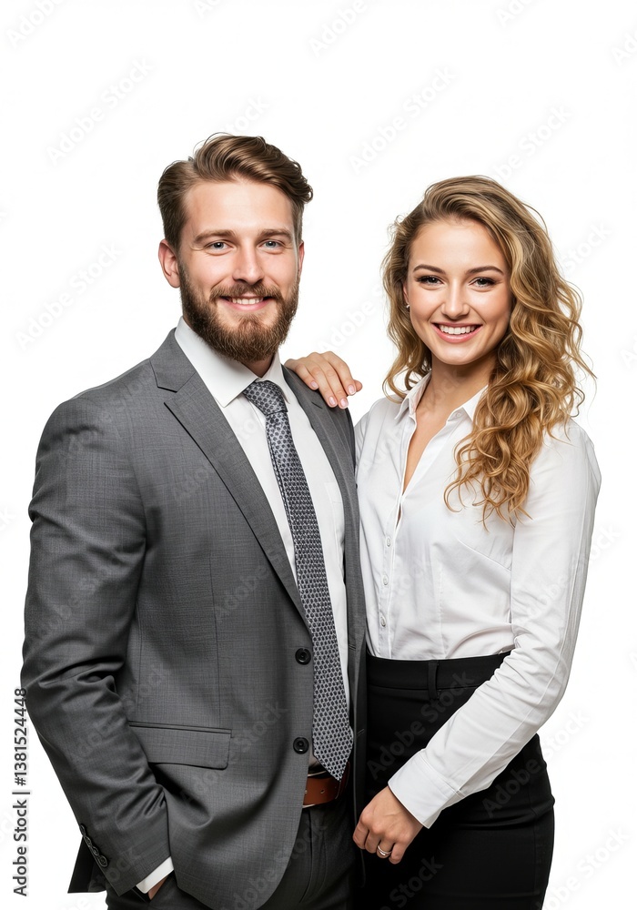 Confident Business Professionals Teamwork, Success, and Partnership Confident Business Professionals Teamwork, Success, and Partnership