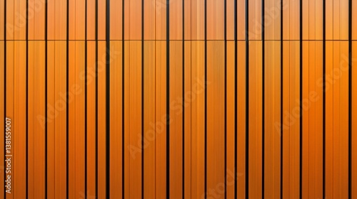 Wallpaper Mural Vertical Wooden Slat Wall Texture in Warm Brown and Black Colors Torontodigital.ca