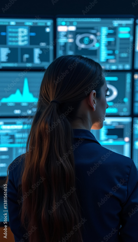 Cybersecurity analysis control room digital interface modern technology professional perspective Cybersecurity analysis control room digital interface modern technology professional perspective