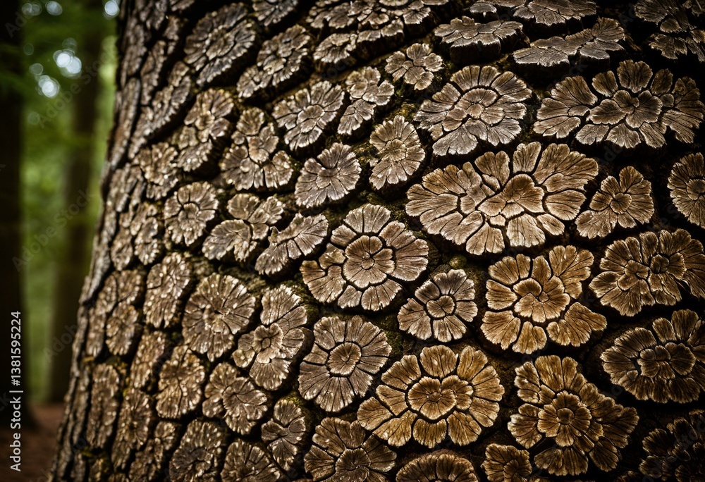 A close up of the bark of a tree. A close up of the bark of a tree.