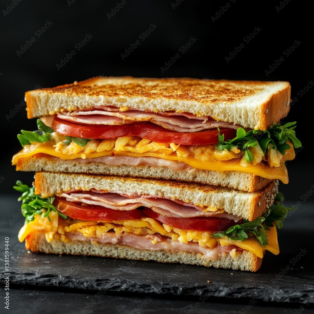 Ham & tomato sandwich Ham & tomato sandwich