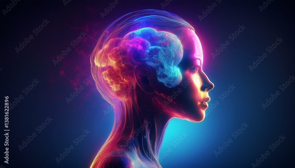 Obraz premium human brain anatomy