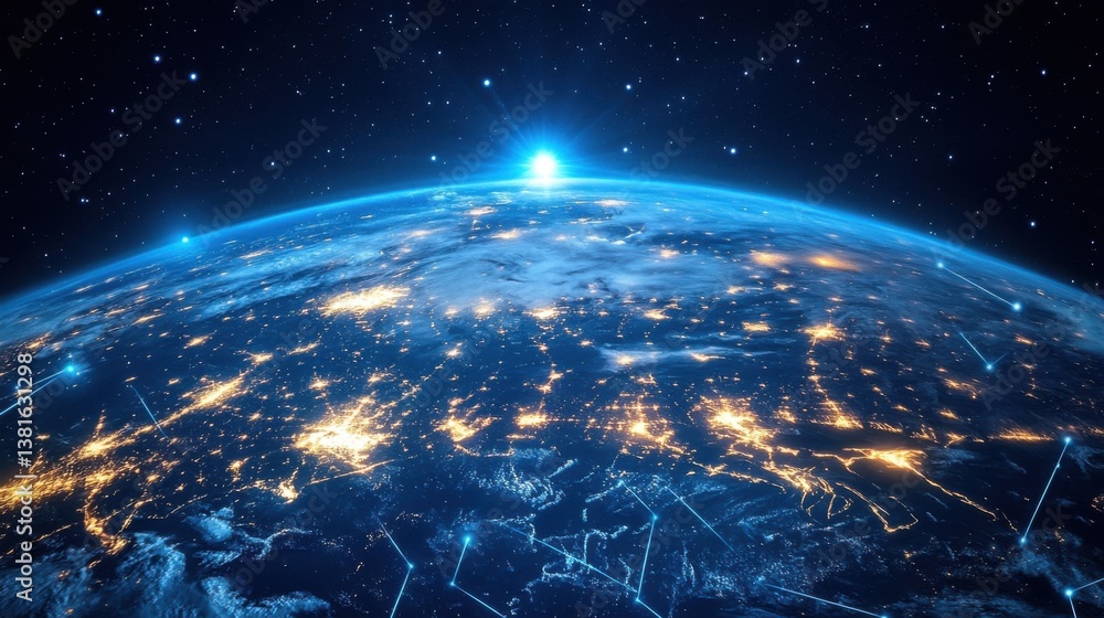 Obraz premium Computing big data sets