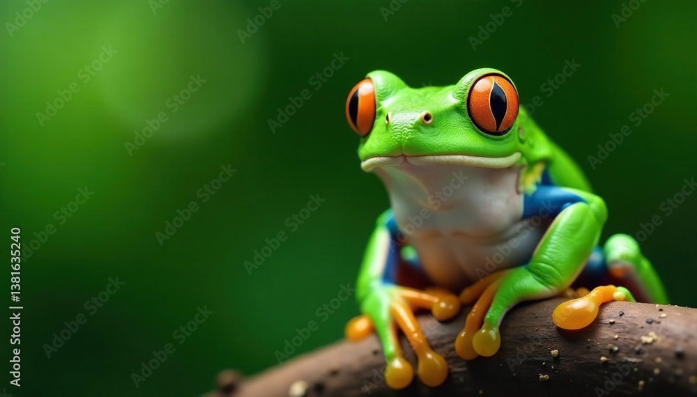 Green tree frog perched on white, vibrant skin, herpetology, amphibian, animal Green tree frog perched on white, vibrant skin, herpetology, amphibian, animal