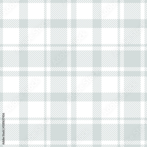 Wallpaper Mural Vintage Urban Mist and Deep White Seamless Tartan Fabric Design Torontodigital.ca