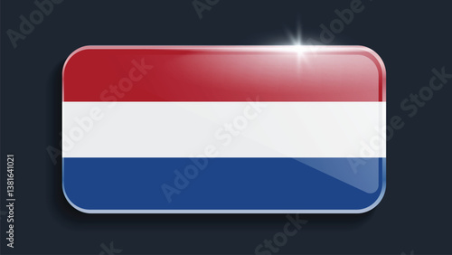 Free Download Square Netherlands Flag with Original color - GFXLoad