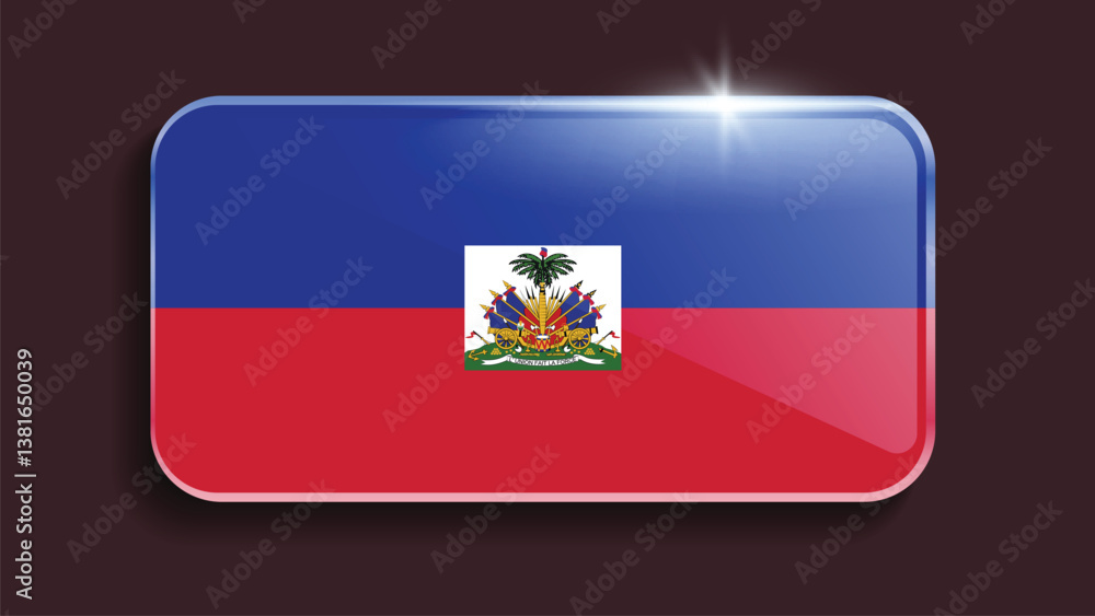 Obraz premium Square Flag with Original color