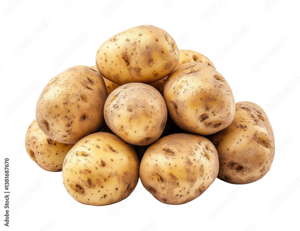 Harvesting fresh potatoes farm field food natural isolated on transparent background, png Harvesting fresh potatoes farm field food natural isolated on transparent background, png