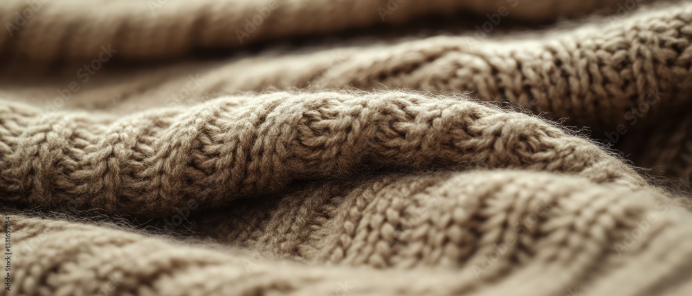 Knitted eco-friendly cotton textile featuring a recycled label.