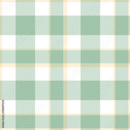Plaid pattern seamless. Neon Moo & Highland White Tartan Fabric Design.