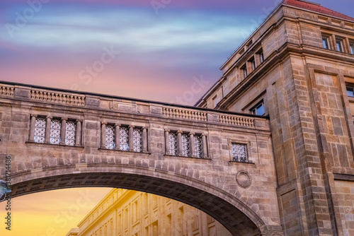 germany capital berlin city center buildings architecture and most popular tourist attractions photos with sunset light and sky colors