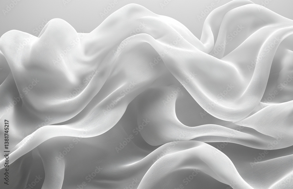 Fototapeta premium 159. White background with soft gray gradient and empty space for text or design