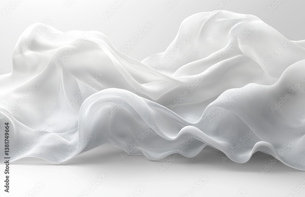 Obraz premium 159. White background with soft gray gradient and empty space for text or design