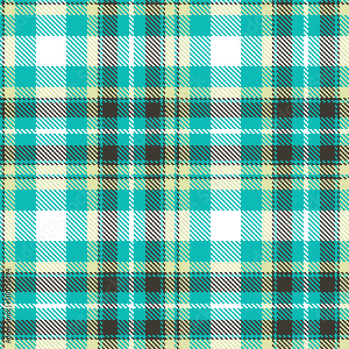 Dusky Jade Gravel Seamless Tartan with Deep Rosin accents Fabric Design