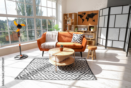 Interior of stylish living ...
