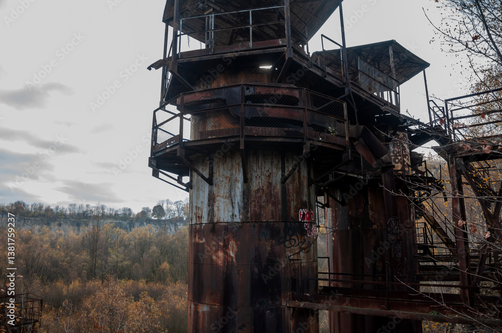 An abandoned historic quarry in Kraków that served as a famous film set An abandoned historic quarry in Kraków that served as a famous film set