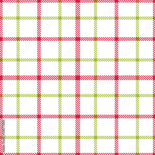 Elegant Seamless Tartan featuring Fire White and Iridescent Toreador Fabric Design