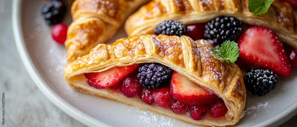 Mouthwatering Fruit Turnovers - Crispy, Golden, and Delicious