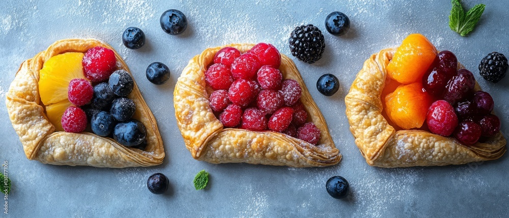 Mouthwatering Fruit Turnovers - Crispy, Golden, and Delicious