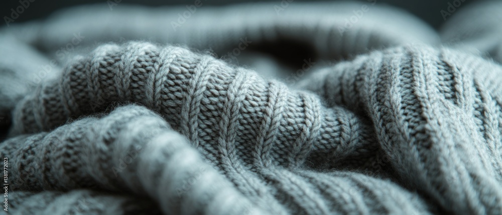 Knitted eco-friendly cotton textile featuring a recycled label.