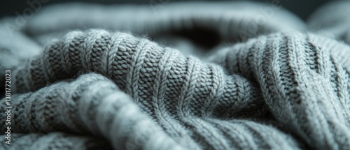 Obraz na płótnie Knitted eco-friendly cotton textile featuring a recycled label. w salonie