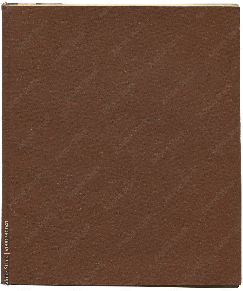 Fototapeta premium Dark Brown Leather Book Cover High Resolution