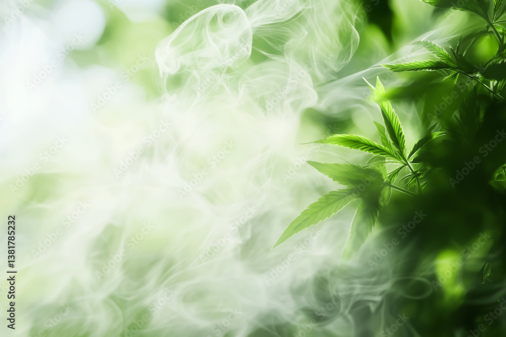 abstract smoke background, Cannabis, marijuana abstract smoke background, Cannabis, marijuana