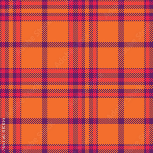 Wallpaper Mural Elegant Seamless Tartan featuring Mellow Purple Dreamer and Metallic Spanish Crimson Fabric Design Torontodigital.ca