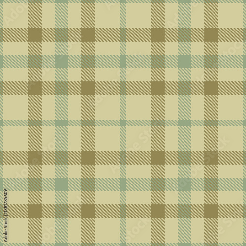 Elegant Highland Wasabi Zing & Soft Huntington Garden Seamless Tartan Fabric Design